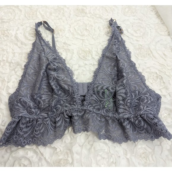 HONEYDEW INTIMATES New $36 REMY Gray lace bralette - Picture 5 of 5